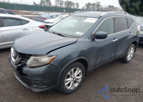 2016 Nissan Rogue Sv z USA, uszkodzony, nr VIN 5N1AT2MV6GC875763